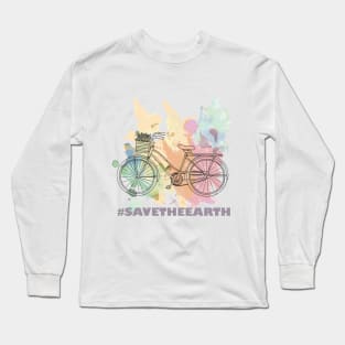 bike save the world Long Sleeve T-Shirt